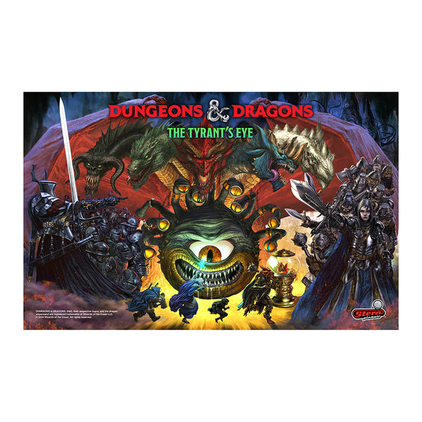 Replacement Translite Dungeons & Dragons "The Tyrant's Eye" Premium