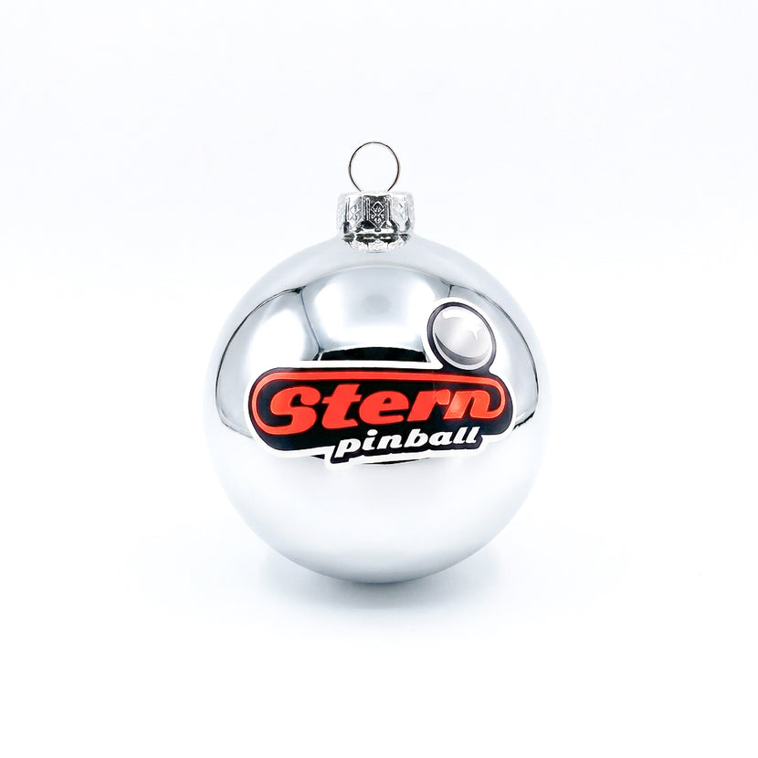 Stern Silver Ball Ornament