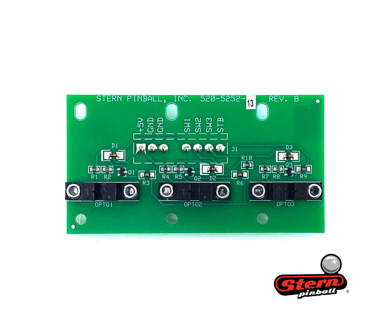 520-5252-13 - Opto board - 3 bank