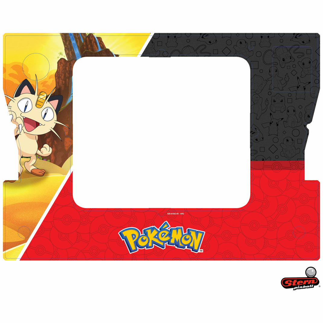 820-81AG-05 - Pokémon Pro Edition Front Cabinet Decal