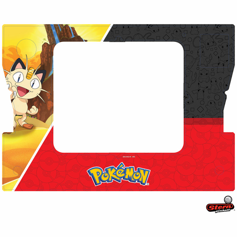 820-81AG-05 - Pokémon Pro Edition Front Cabinet Decal