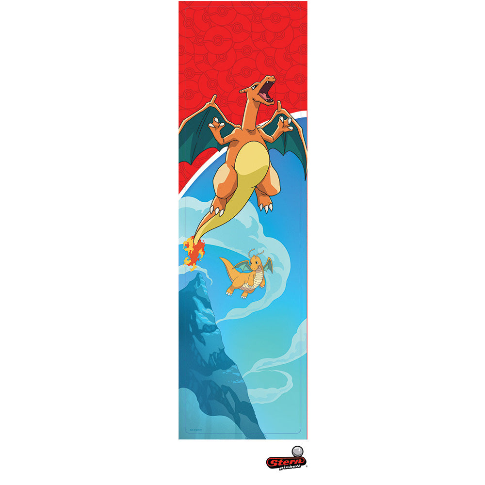 820-81AH-01 - Pokémon Premium Edition Left Backbox Decal