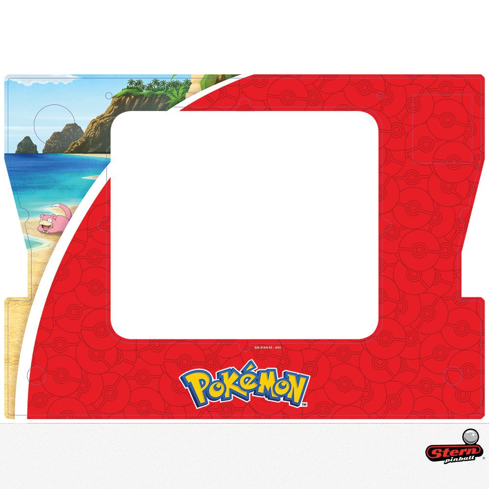 820-81AH-05 - Pokémon Premium Edition Front Cabinet Decal