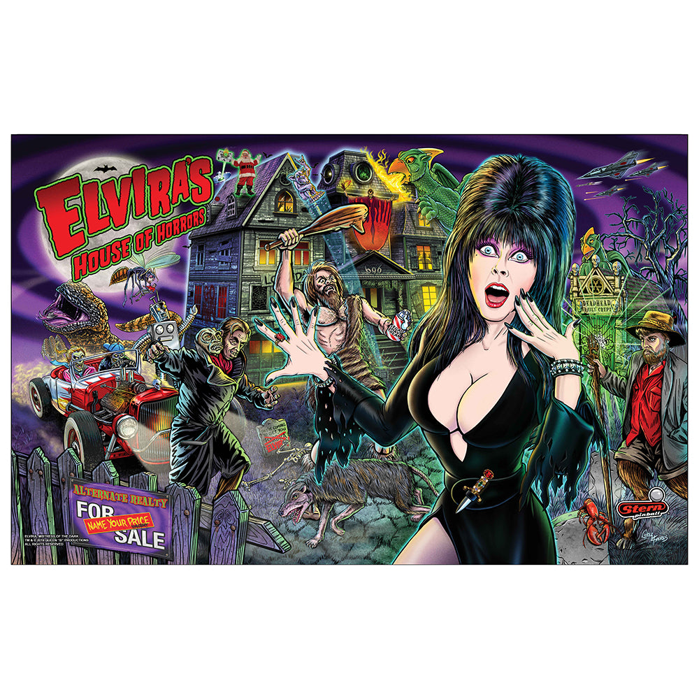 Replacement Elvira Translite for Premium Model – Stern Pinball