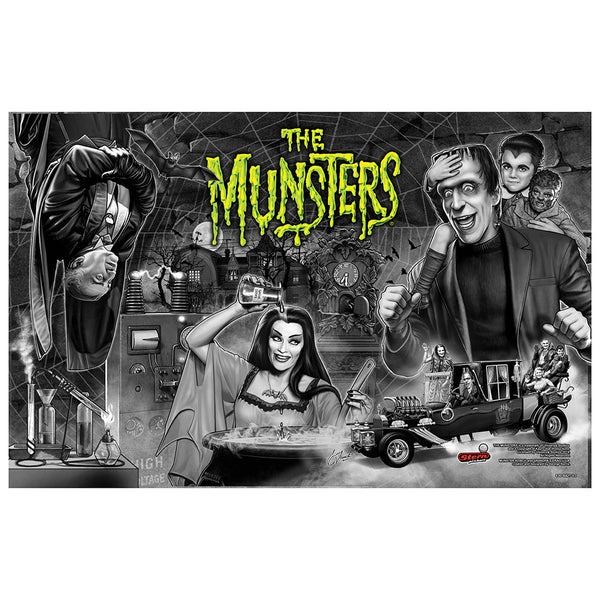 Replacement The Munsters Translite for Premium Model