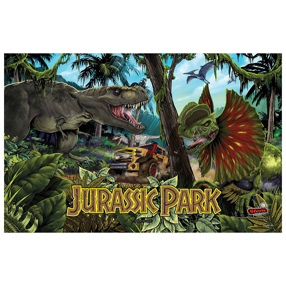 Replacement Jurassic Park Translite for Pro Model
