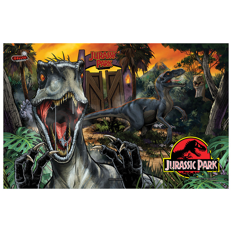 Replacement Jurassic Park Translite for Premium Model