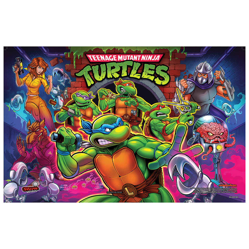 Replacement TMNT Translite for Pro Model – Stern Pinball