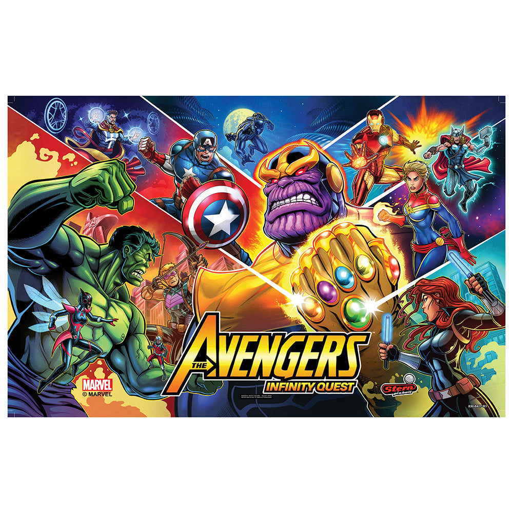 Replacement Avengers Infinity Quest Translite for Pro Model