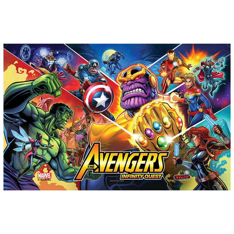 Replacement Avengers Infinity Quest Translite for Pro Model