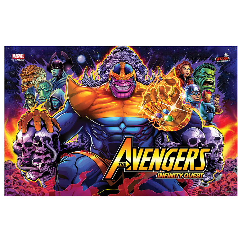 Replacement Avengers Infinity Quest Translite for Premium Model