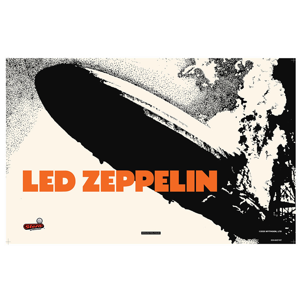Replacement Led Zeppelin Translite for Premium Model – Stern Pinball