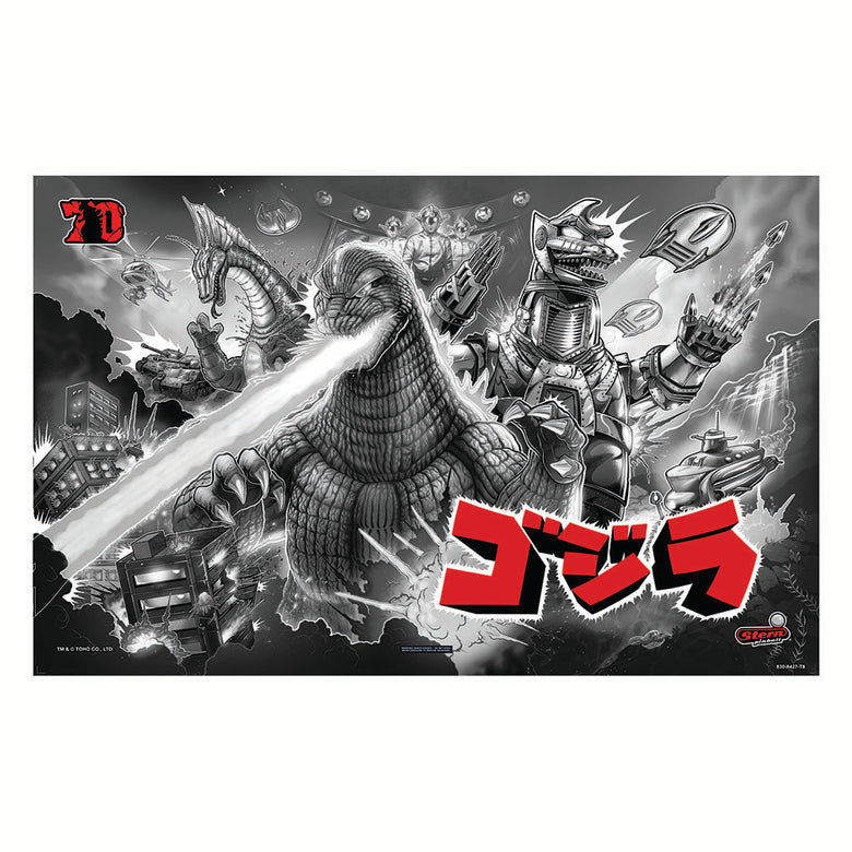 Replacement Godzilla 70th Anniversary Translite