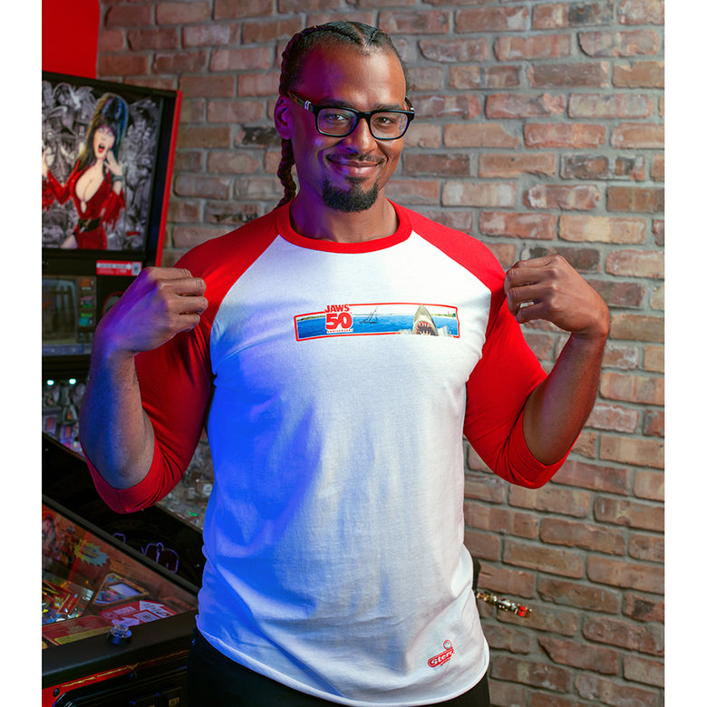 JAWS 50th Anniversary Raglan