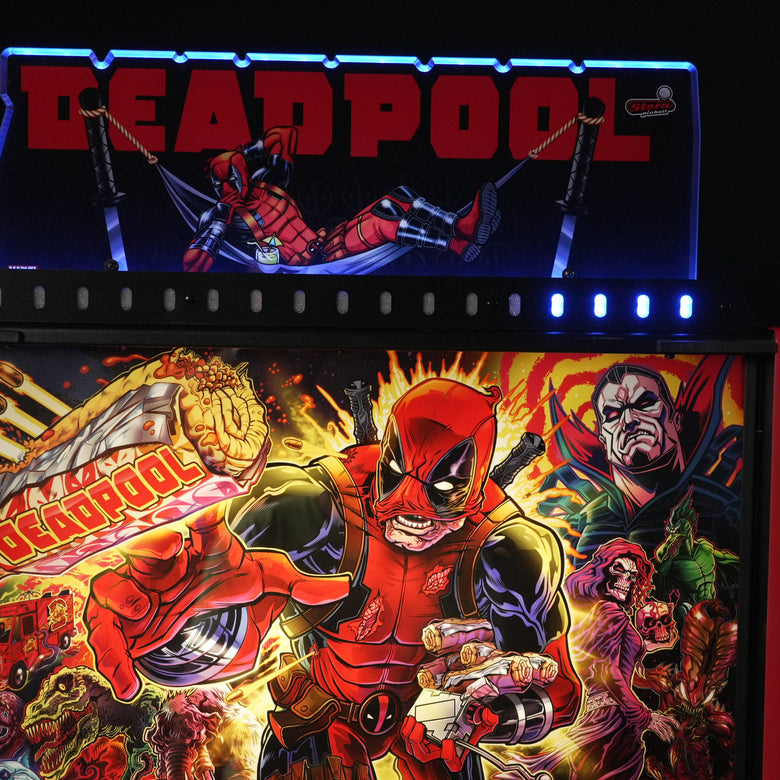 Deadpool Pinball Topper Plate