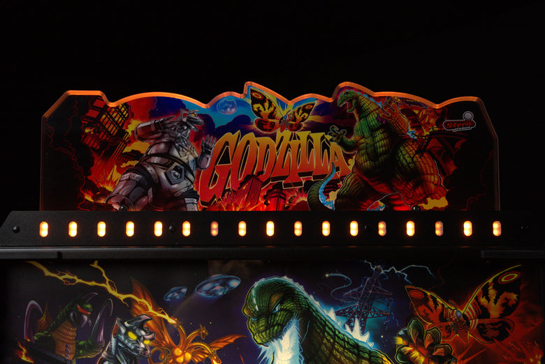 Godzilla Pinball Topper Plate