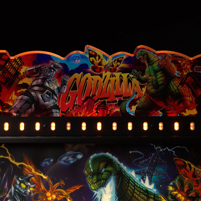 Godzilla Pinball Topper Plate