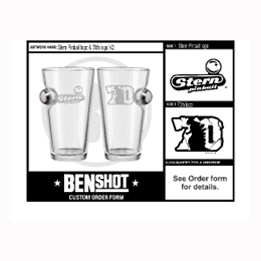 Godzilla 70th Anniversary Glasses – Stern Pinball