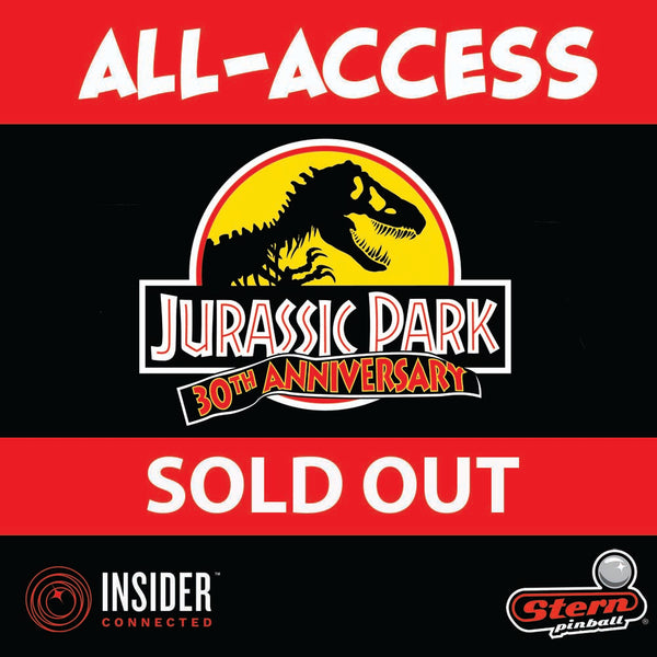 All-Access Jurassic Park 30th Anniversary Pinball
