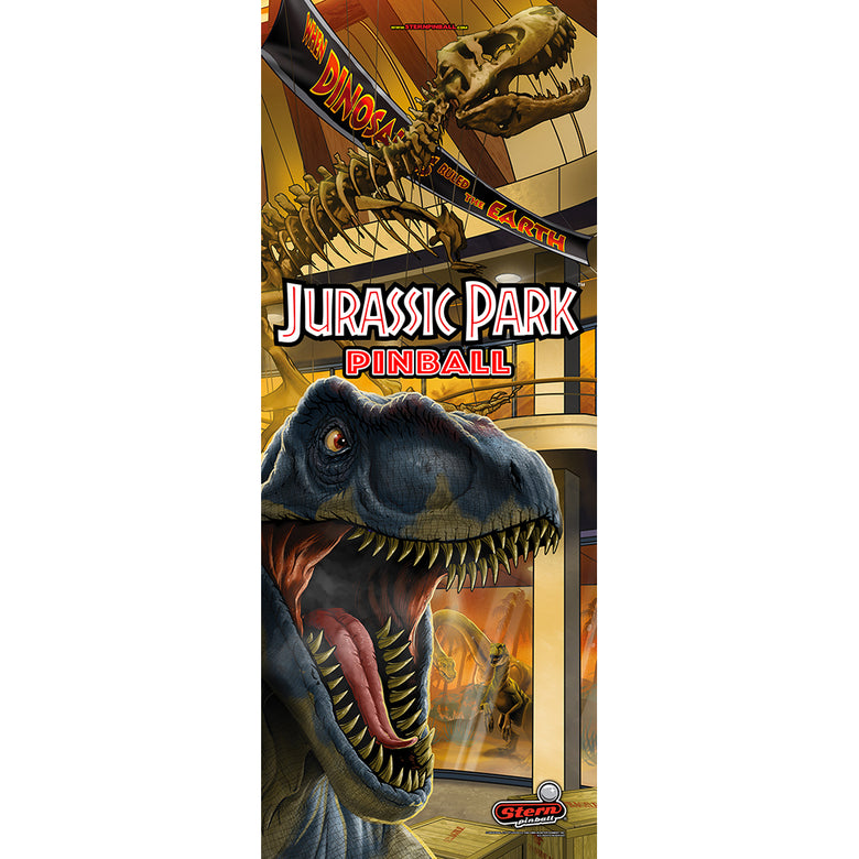 Official Stern Jurassic Park Banner