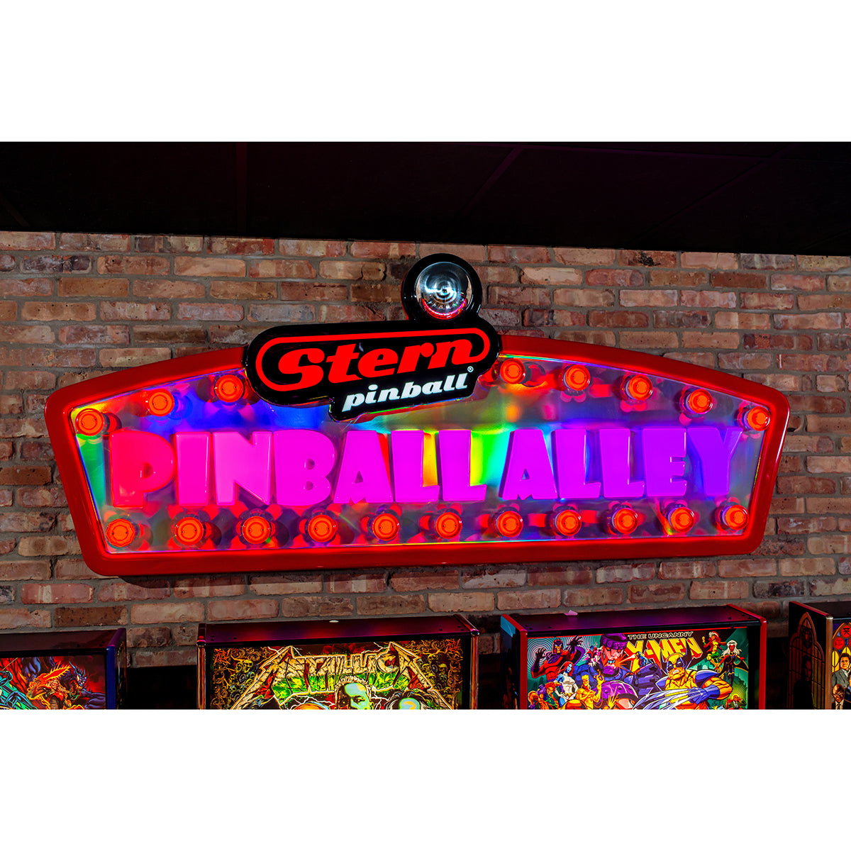「WALL STREET」ロジャーヴィラー ３Dアート サイン有 Stern Pinball Alley Arcade Sign