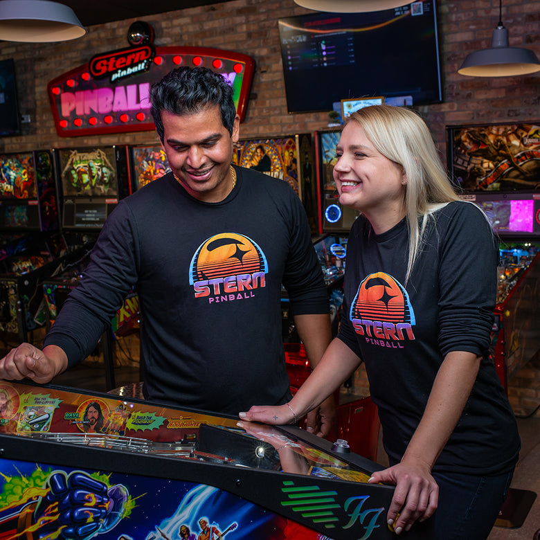 Long Sleeve Pinball Sunset Tee