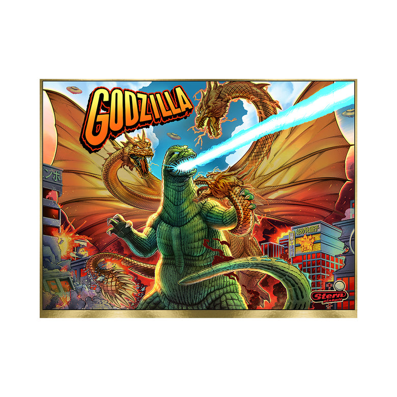 Limited Edition Godzilla Foiled 18" x 24" Poster