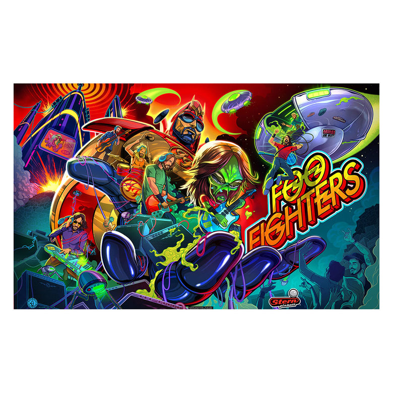 Replacement Foo Fighters Translite for Premium Model