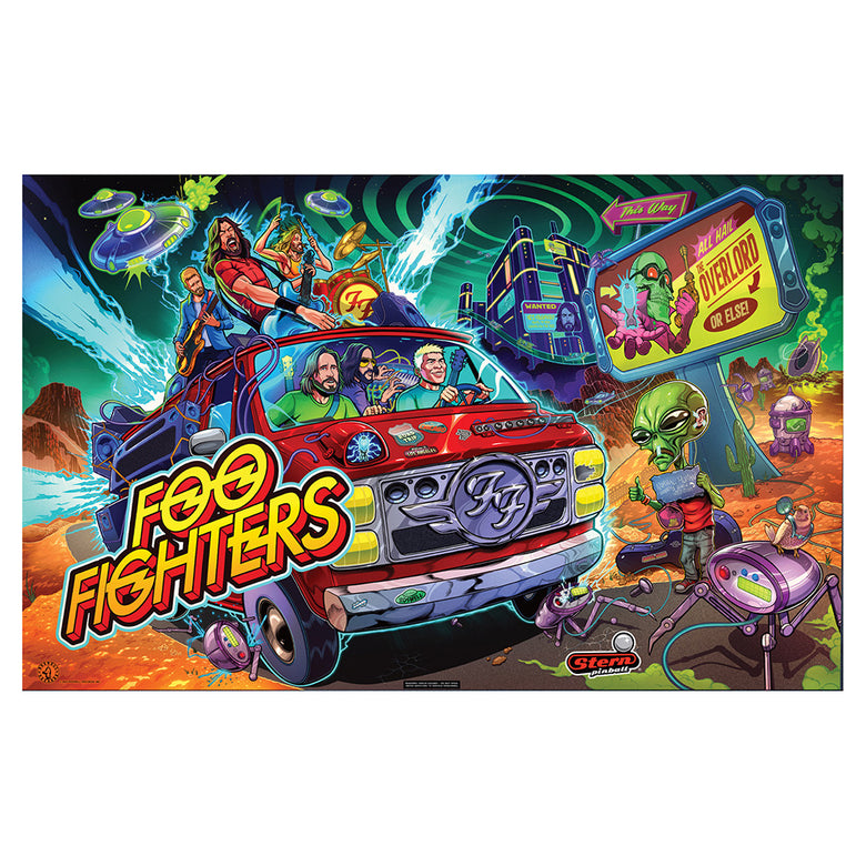 Replacement Foo Fighters Translite for Pro Model