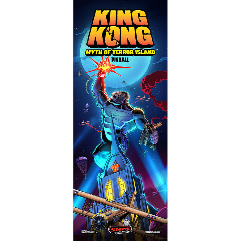 Official Stern King Kong ‘Myth of Terror Island’ Banner