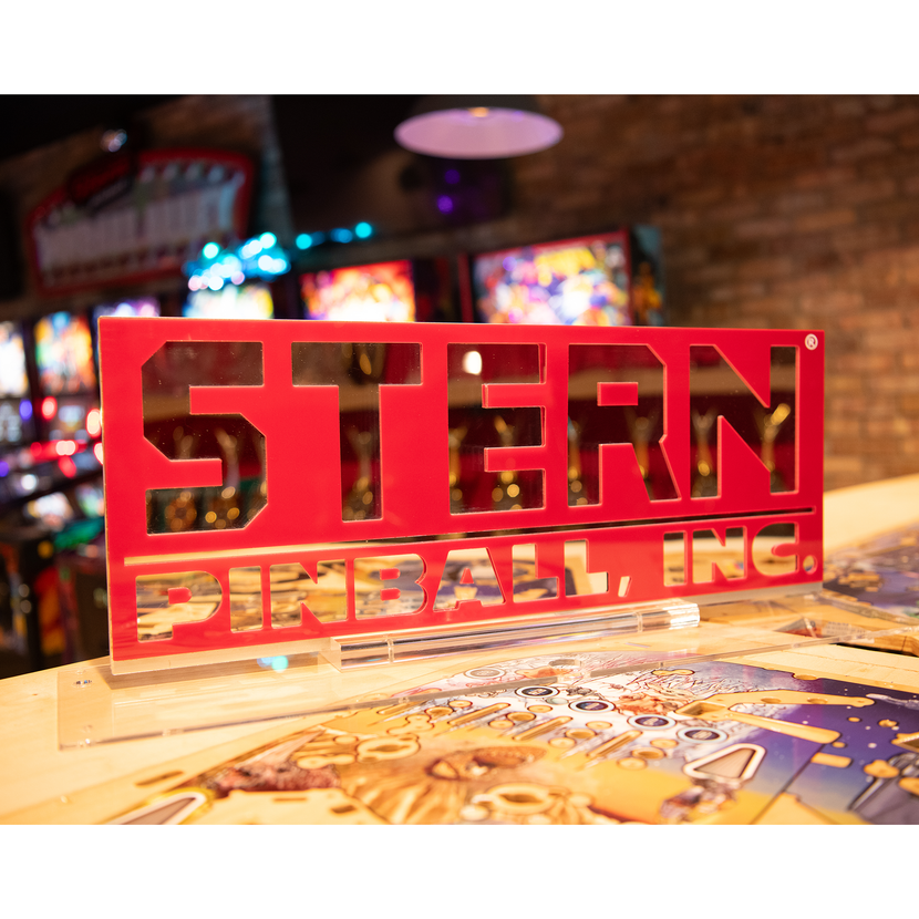 Dot Matrix Stern Logo Sign