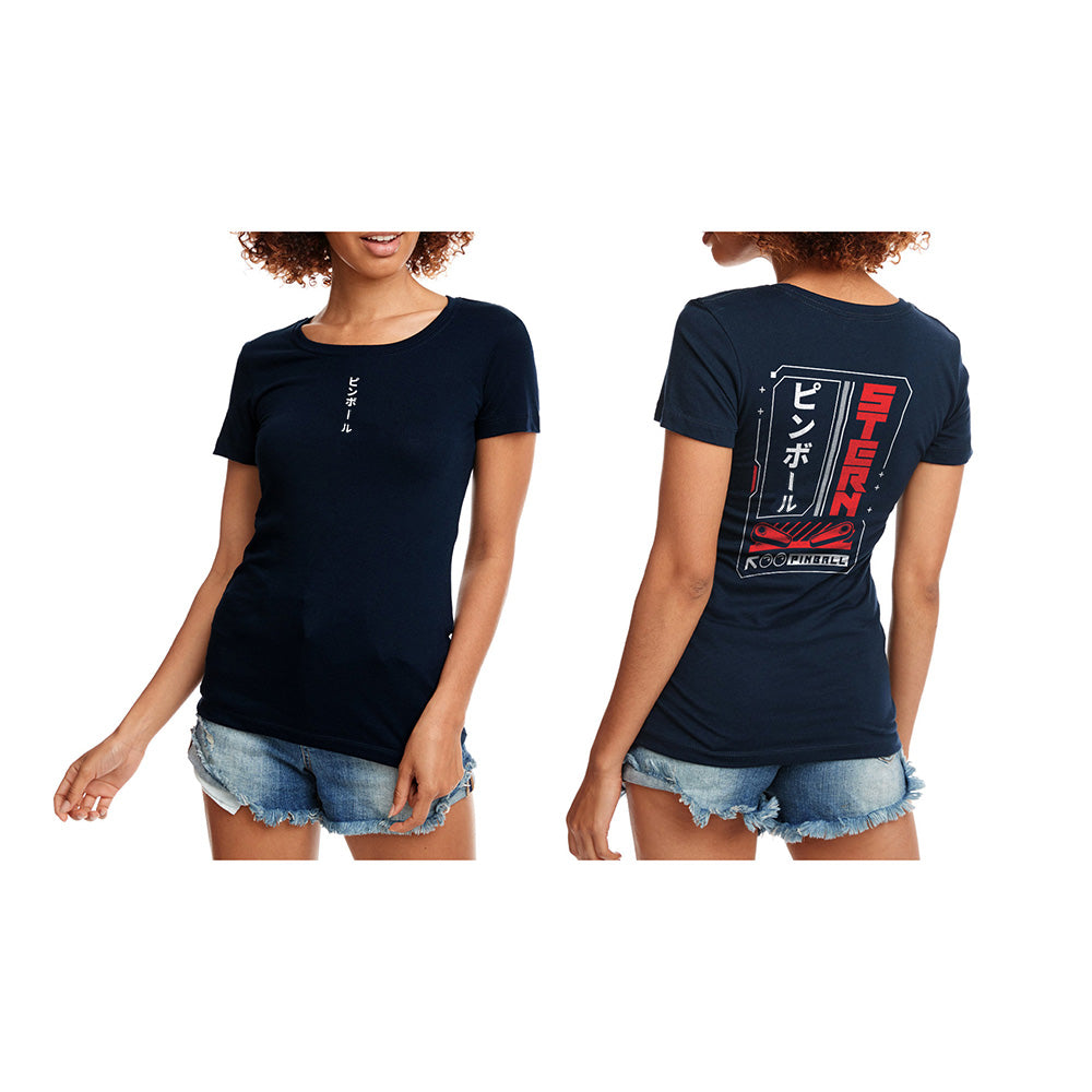 Stern Pinball's Ladies Japanese Tee