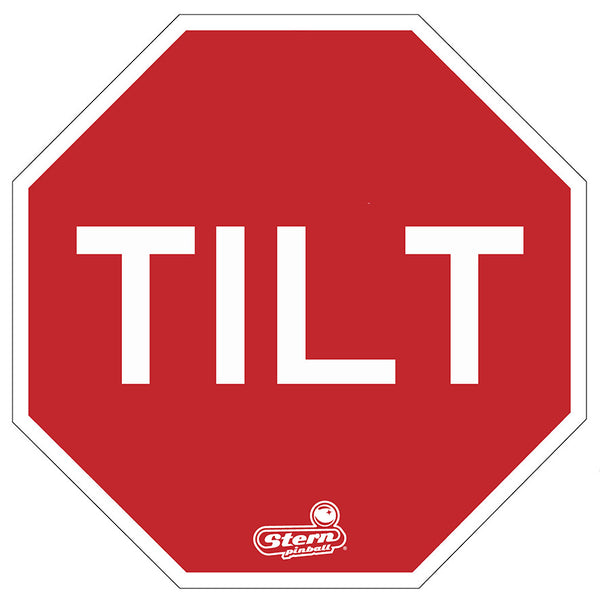 Stern Pinball Tilt Sign