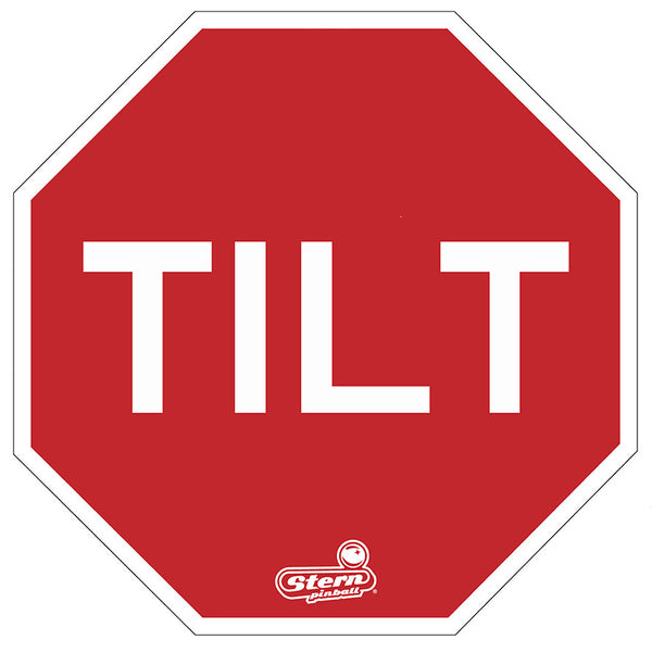 Stern Pinball Tilt Sign