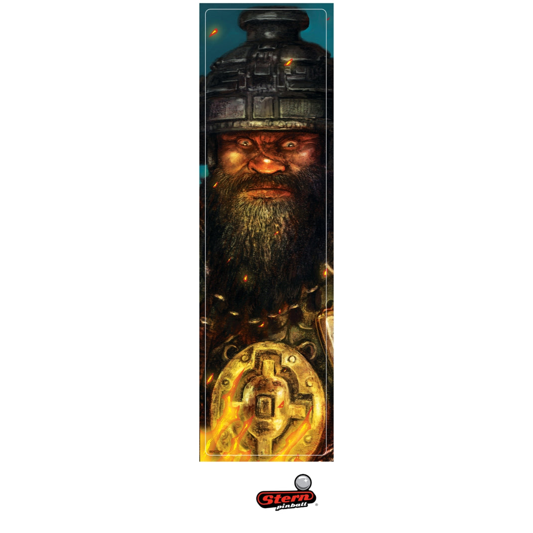 820-76X7-01 - D&D Pro Edition Left Backbox Decal