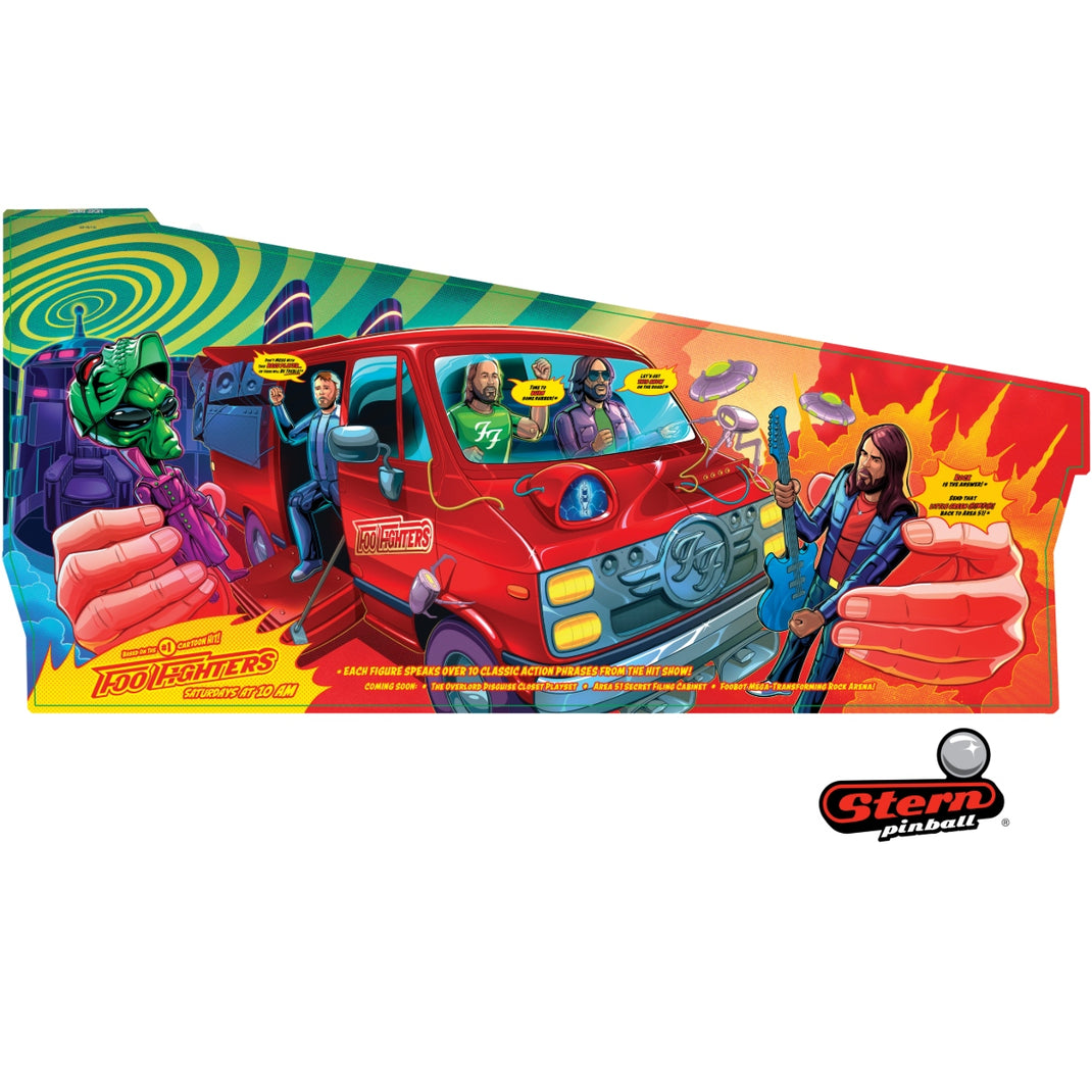 820-76U7-03 - Foo Fighters Premium Edition Left Cabinet Decal