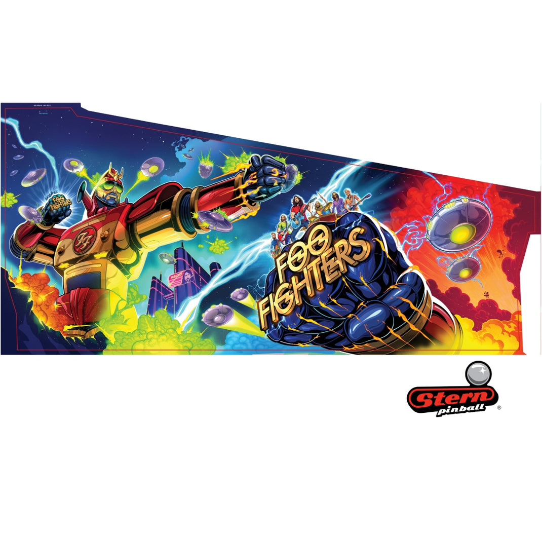 820-76U5-03 - Foo Fighters Pro Edition Left Cabinet Decal
