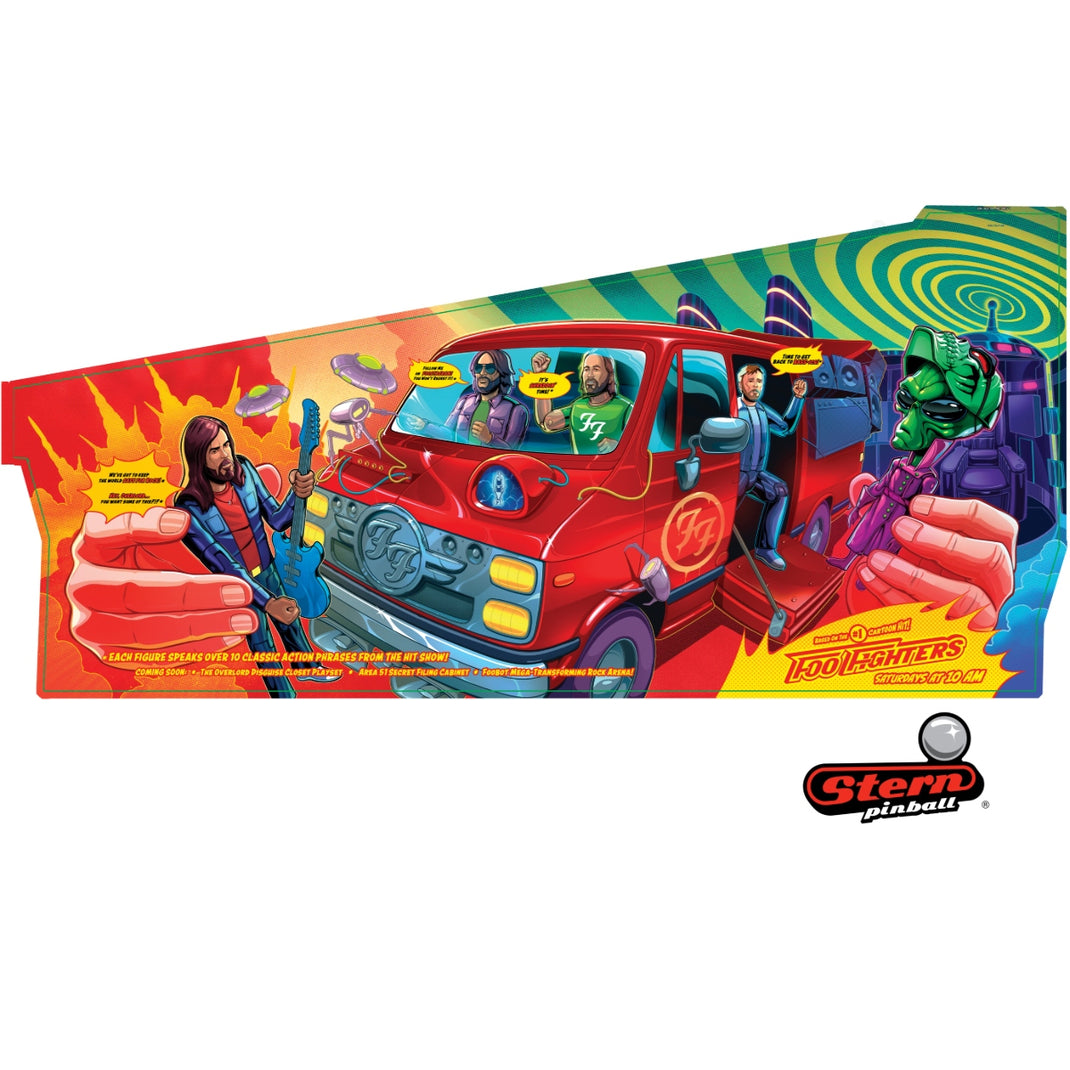 820-76U7-04 - Foo Fighters Premium Edition Right Cabinet Decal