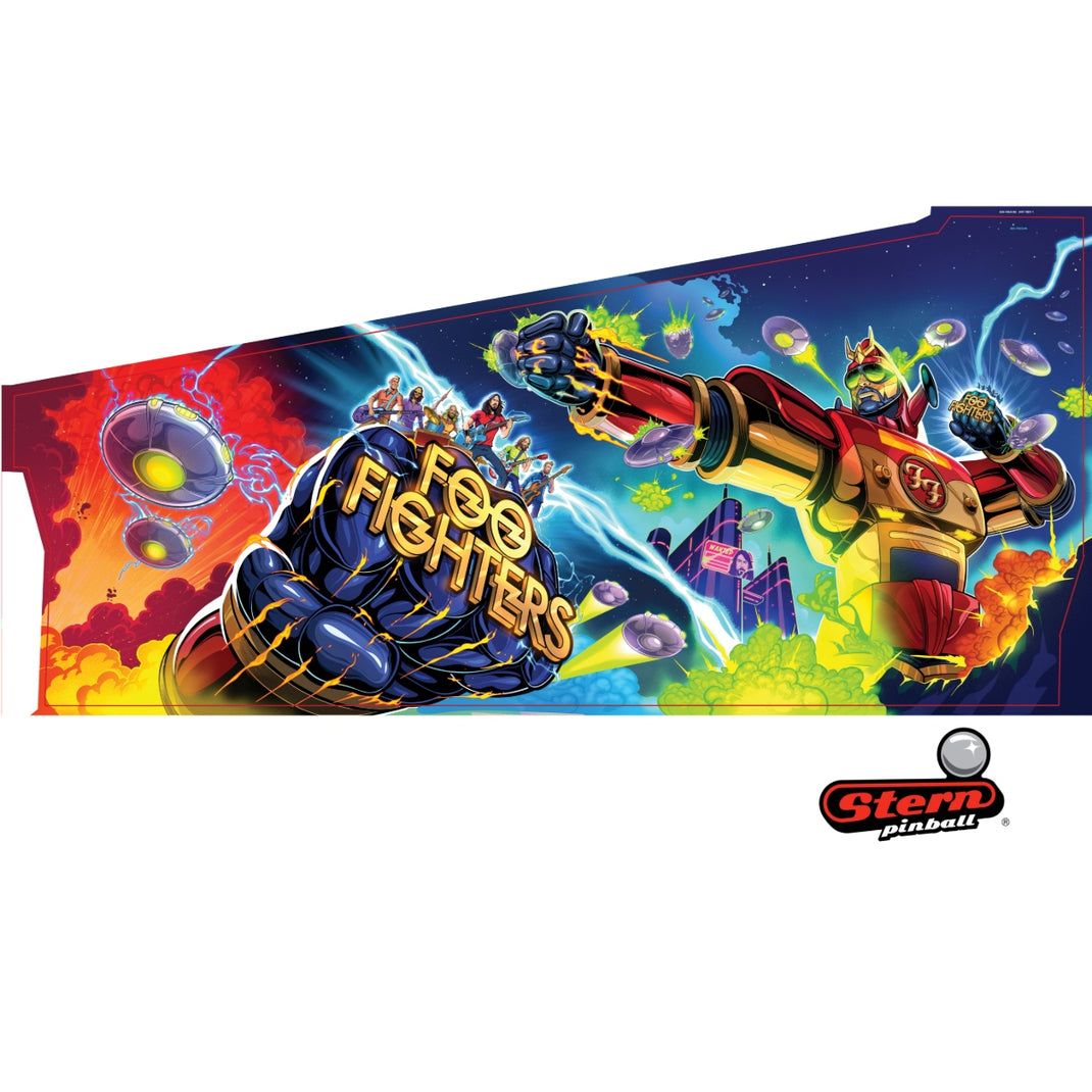 820-76U5-04 - Foo Fighters Pro Edition Right Cabinet Decal