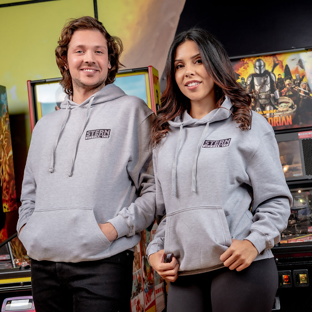 Stern Gray Fleece Hoodie