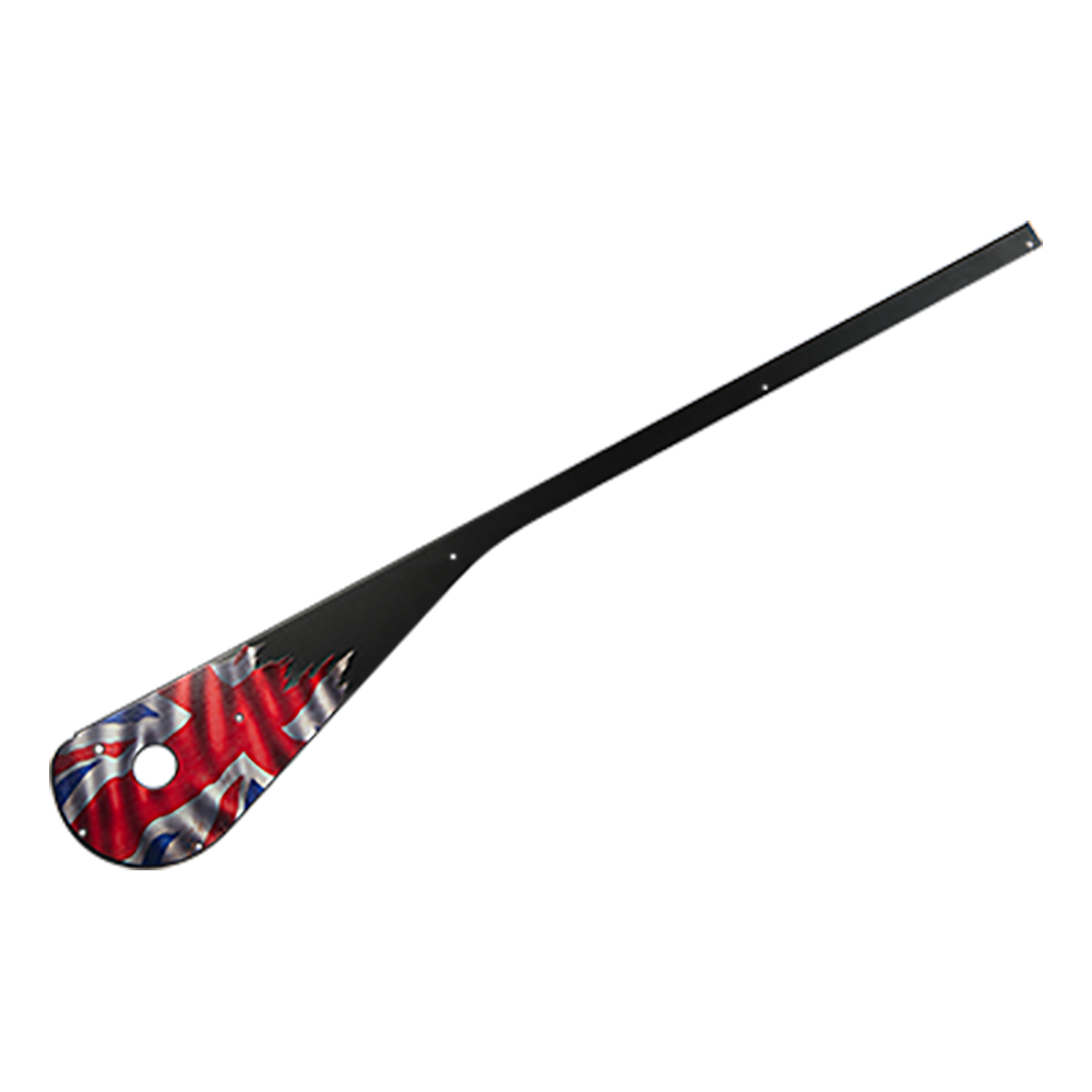 Iron Maiden Side Armor Tattered Union Jack Flag