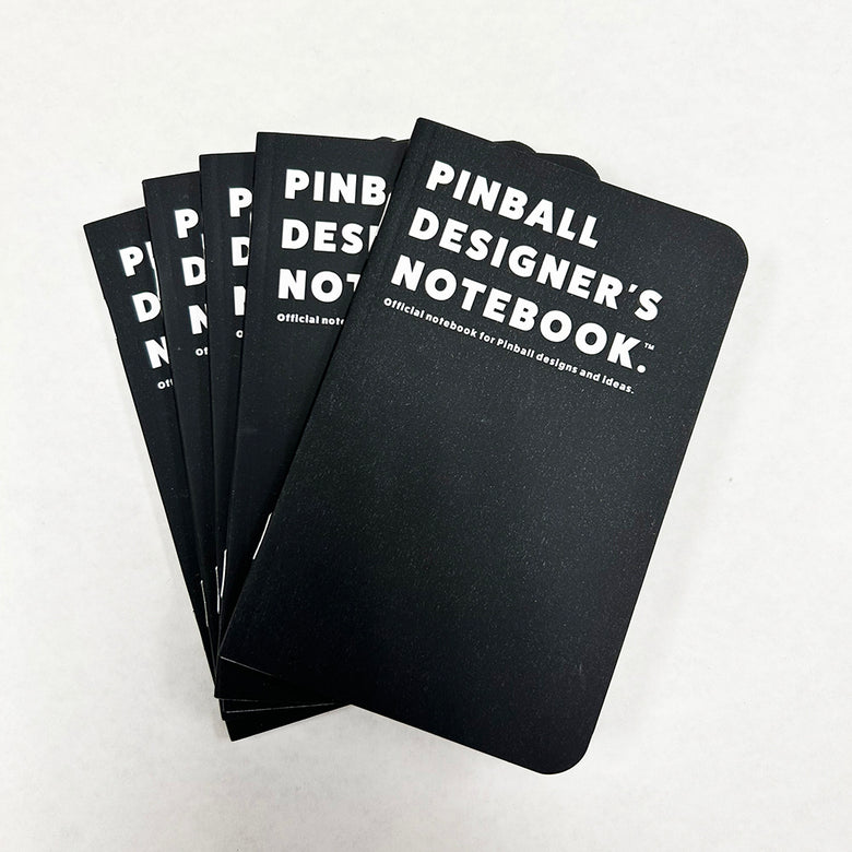 Pinball Designer's Notebook (5 Pack)