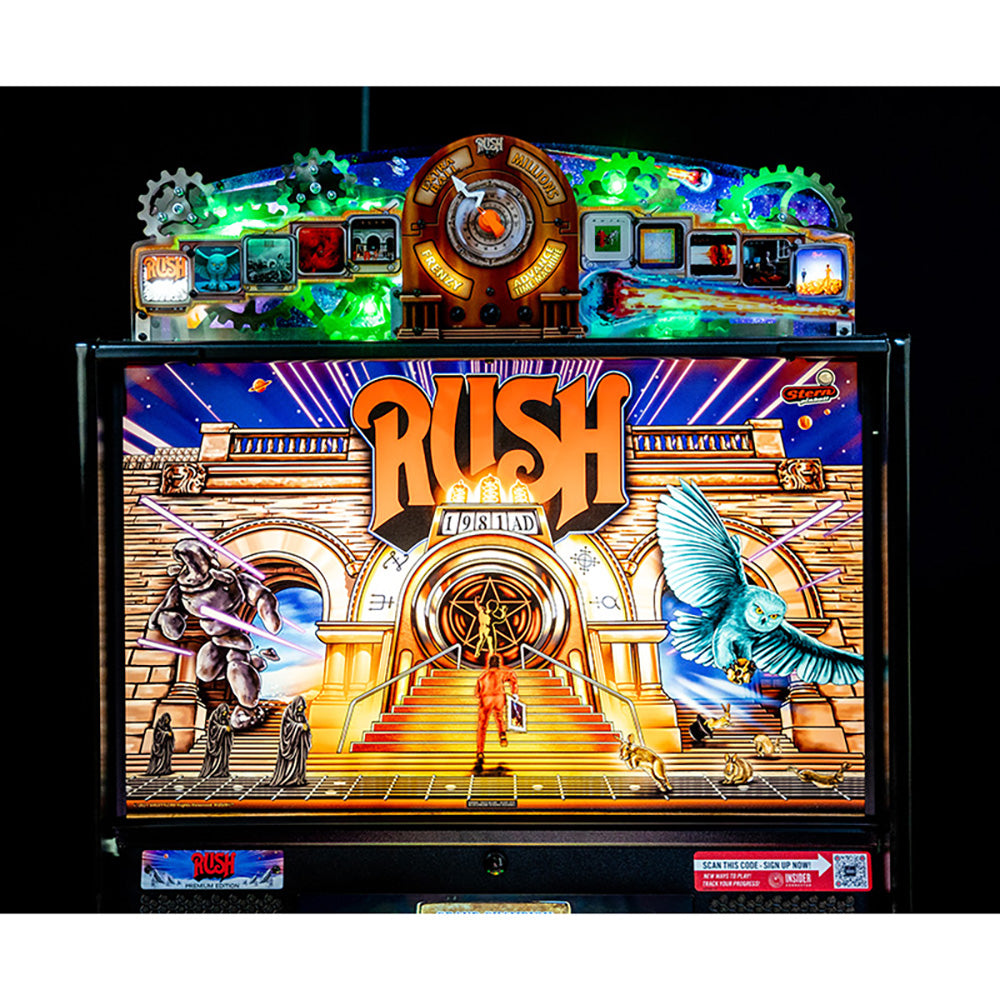 RUSH Pinball Topper